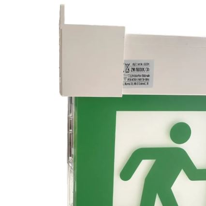 Luz de Emergência LED/2W/230V 6000K 1500 mAh