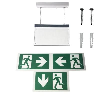 Luz de Emergência LED/4W/230V 6000K 1000 mAh