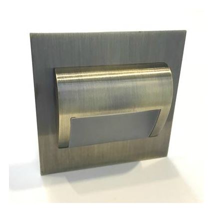 Luz de escadas LED DECORUS LED/1,2W/12V 3000K bronze