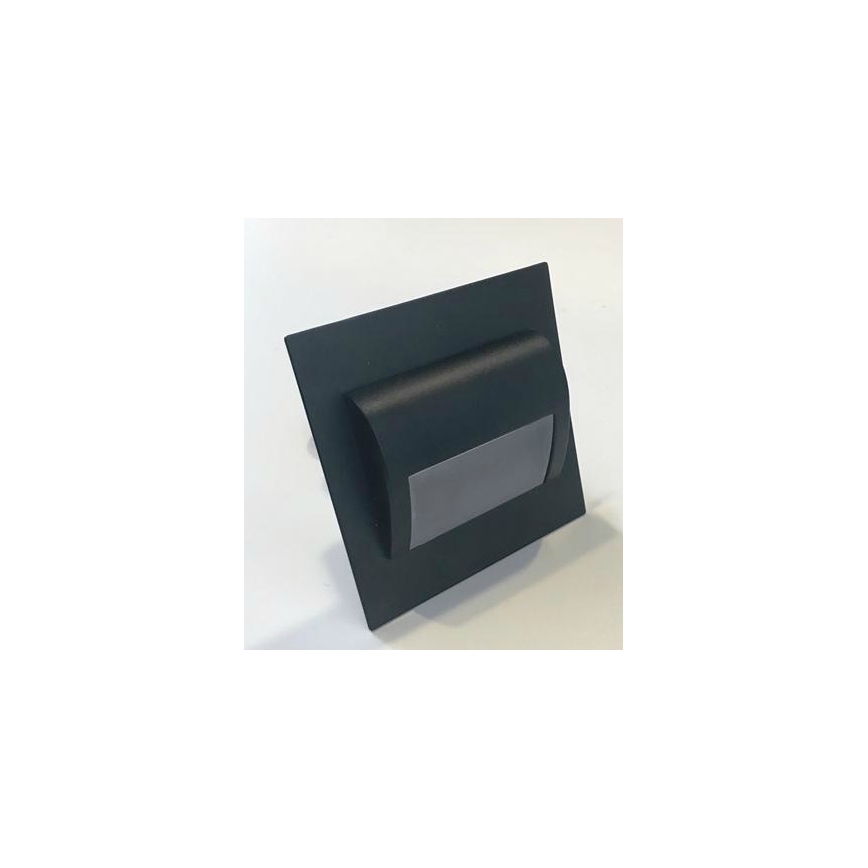 Luz de escadas LED DECORUS LED/1,2W/12V 3000K preto antigo