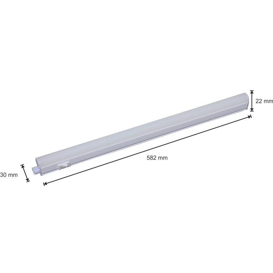 Luz de fundo de armário de cozinha LED LED/8W/230V