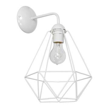 Luz de parede BASKET 1xE27/60W/230V branco