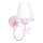Luz de parede de criança BORBOLETA PEQUENA 1xE14/60W rosa
