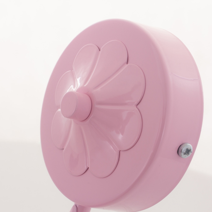 Luz de parede de criança BORBOLETA PEQUENA 1xE14/60W rosa