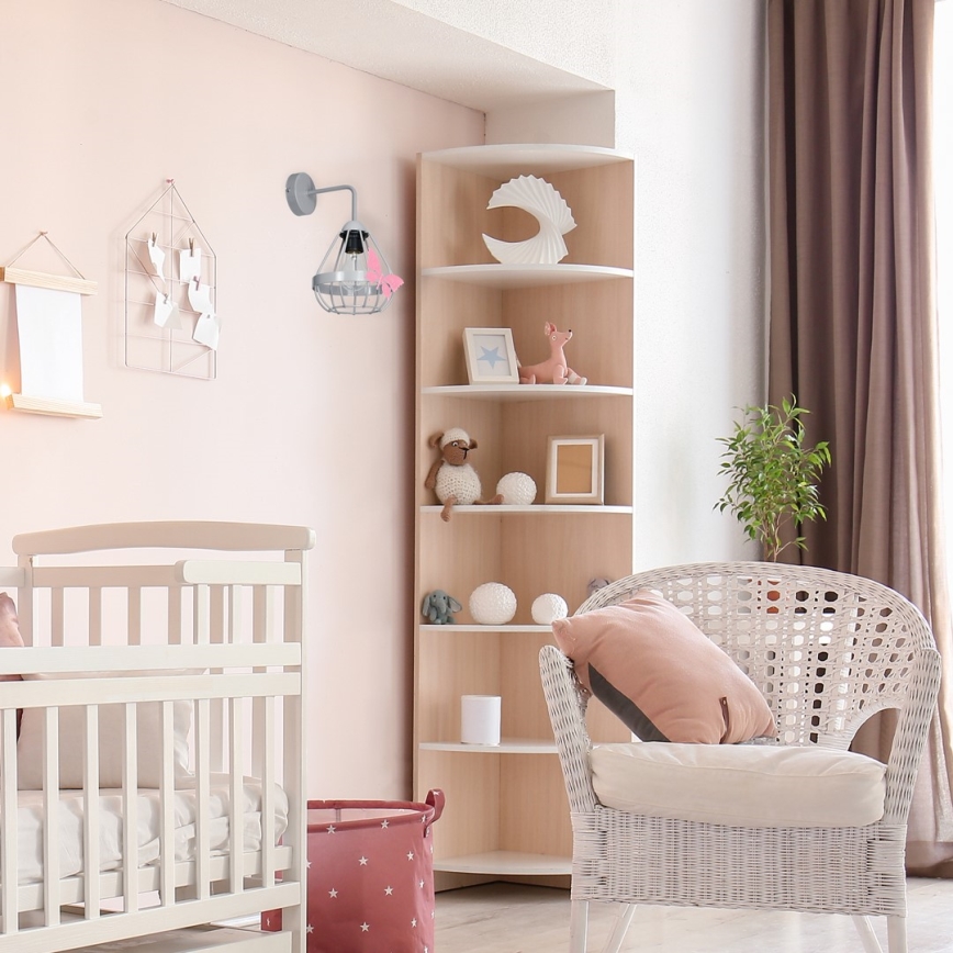 Luz de parede de criança KAGO 1xE27/60W/230V