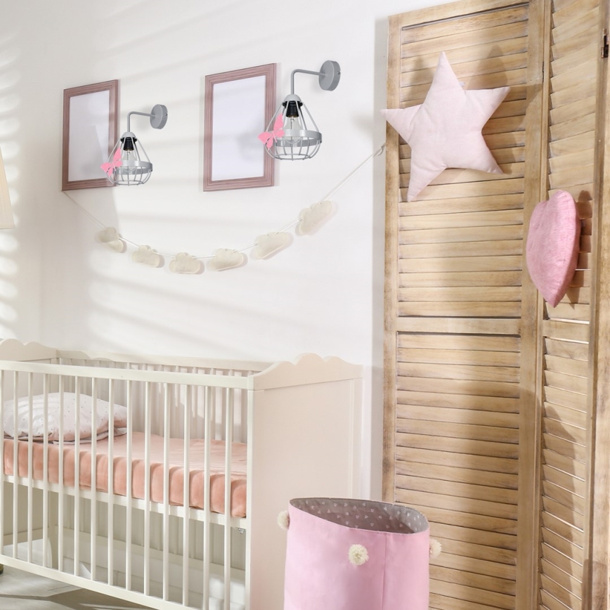 Luz de parede de criança KAGO 1xE27/60W/230V