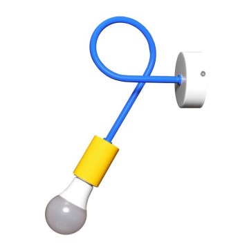 Luz de parede de criança OXFORD 1xE27/15W/230V amarelo