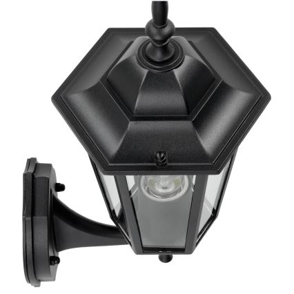 Luz de parede de exterior 1xE27/60W/230V IP44 preto antigo