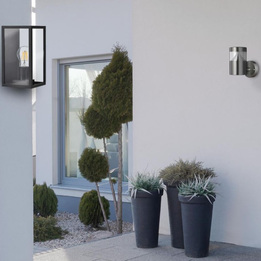 Luz de parede de exterior MALMO 1xE27/15W/230V preto antigo IP44