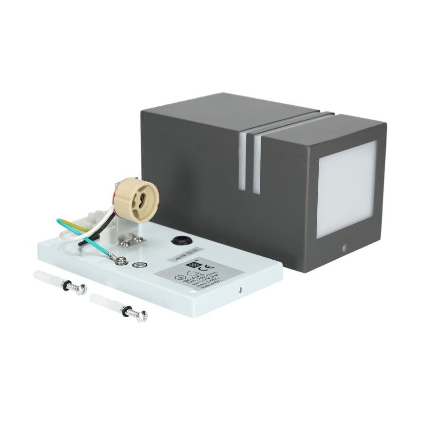 Luz de parede de exterior QUAZAR 1xGU10/11W/230V IP44
