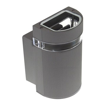 Luz de parede exterior KORTEK 1xGU10/30W/230V IP54 cinzento