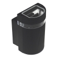Luz de parede exterior KORTEK 1xGU10/30W/230V IP54 preto