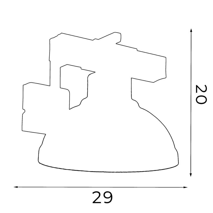 Luz de parede HAKON 1xE27/60W/230V luz