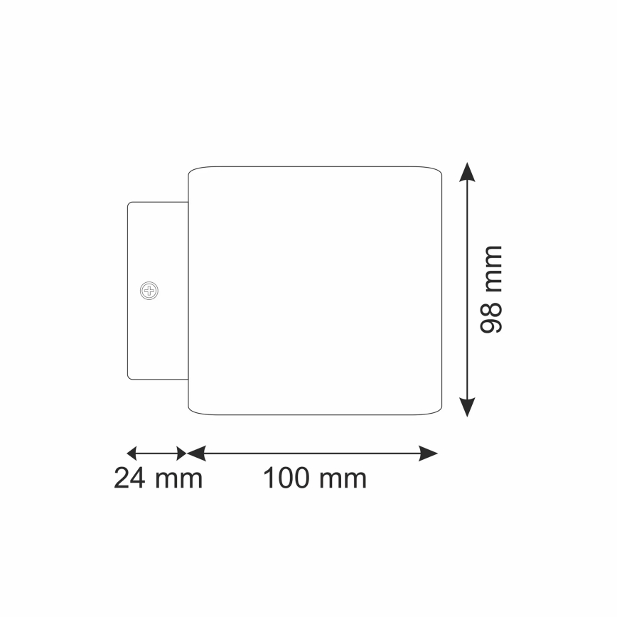 Luz de parede IZAR 1xG9/10W/230V
