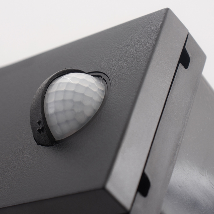 Luz de parede LED de exterior com sensor LED/10W/230V IP54