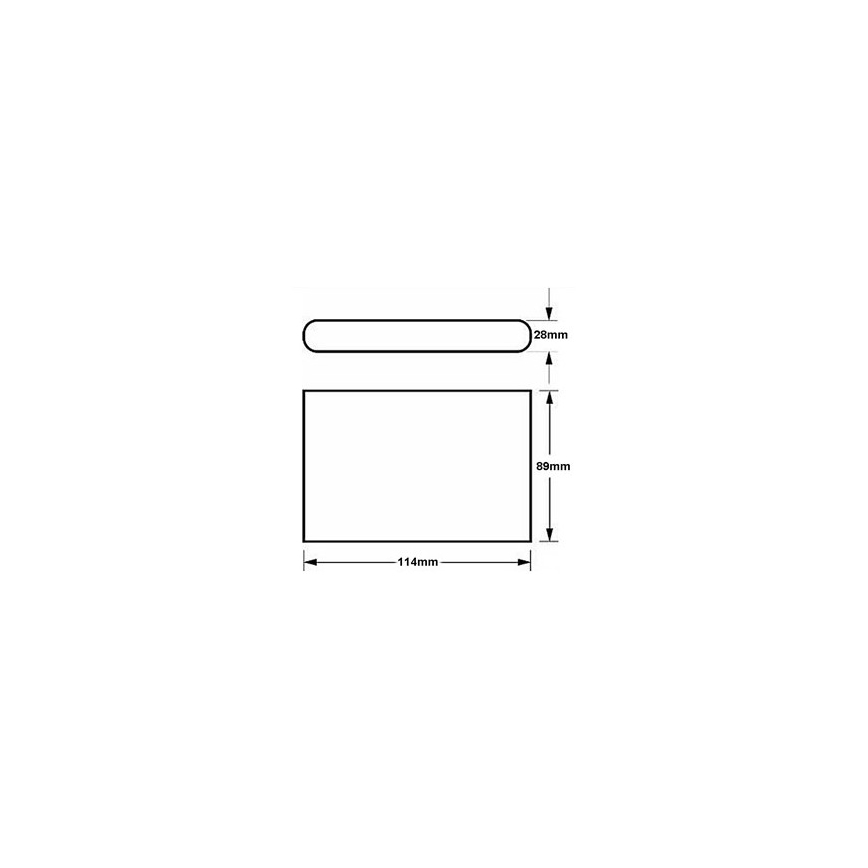 Luz de parede LED de exterior FLOW 2xLED/3W/230V IP54 preto antigo