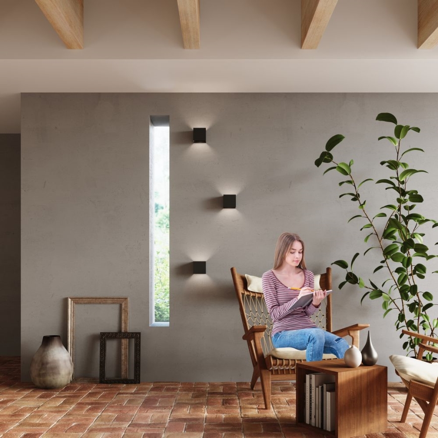 Luz de parede LED de exterior LUCA LED/6W/230V IP54