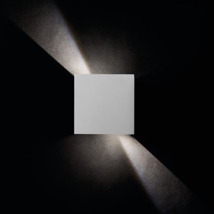 Luz de parede LED de exterior REKA LED/7W/230V IP54 branco