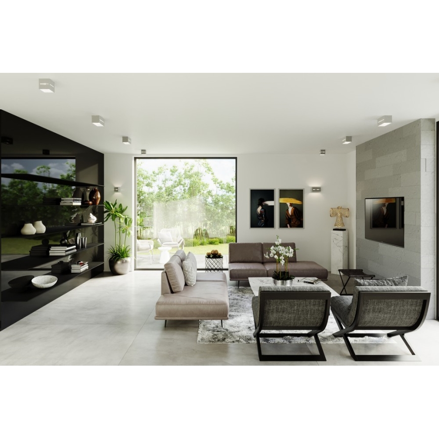 Luz de parede LOBO 1xG9/40W/230V cinzento