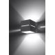 Luz de parede LOBO 1xG9/40W/230V cinzento