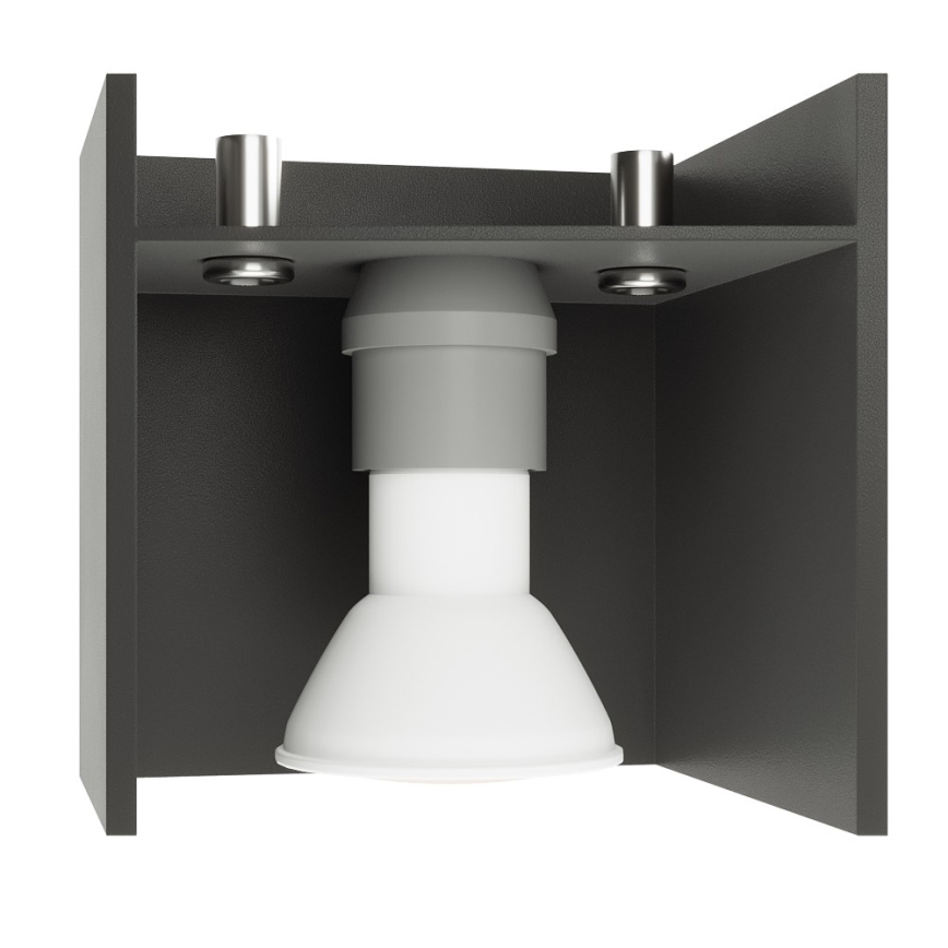 Luz de parede LOBO 1xG9/40W/230V cinzento