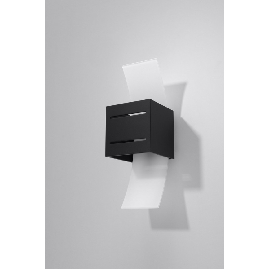 Luz de parede LORETO 1xG9/40W/230V preto antigo