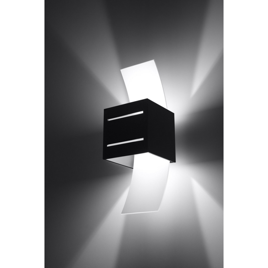 Luz de parede LORETO 1xG9/40W/230V preto antigo