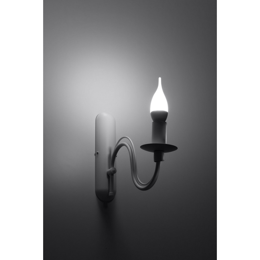 Luz de parede MINERWA 1xE14/40W/230V branco