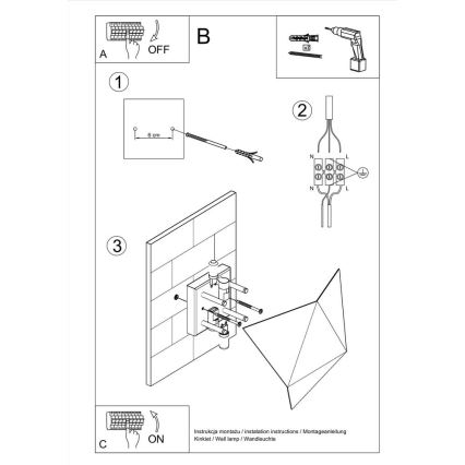 Luz de parede SOLIDO 2xG9/40W/230V branco