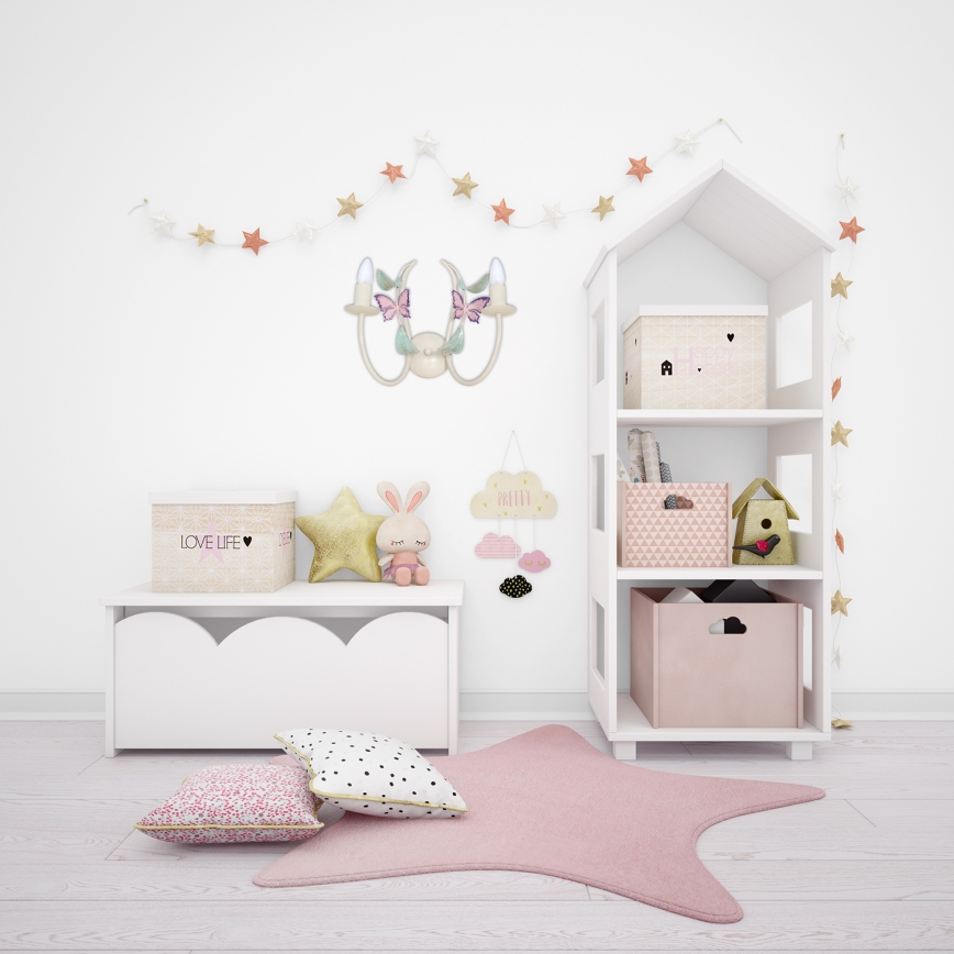 Luz de parede SUMMER 2xE14/60W/230V