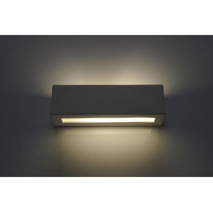 Luz de parede VEGA 1xE27/60W/230V branco
