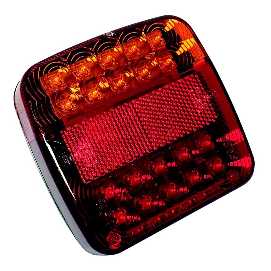 Luz de posição LED MULTI LED/1,5W/12V IP67 vermelho/laranja