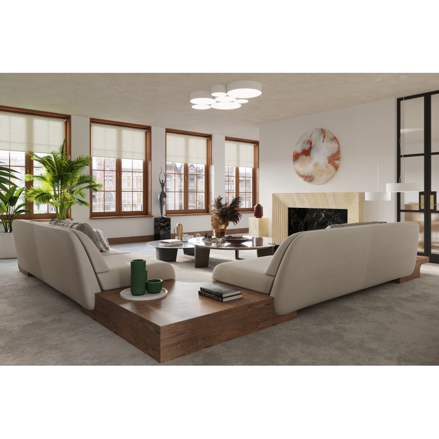 Luz de teto ARENA 45 3xE27/60W/230V branco