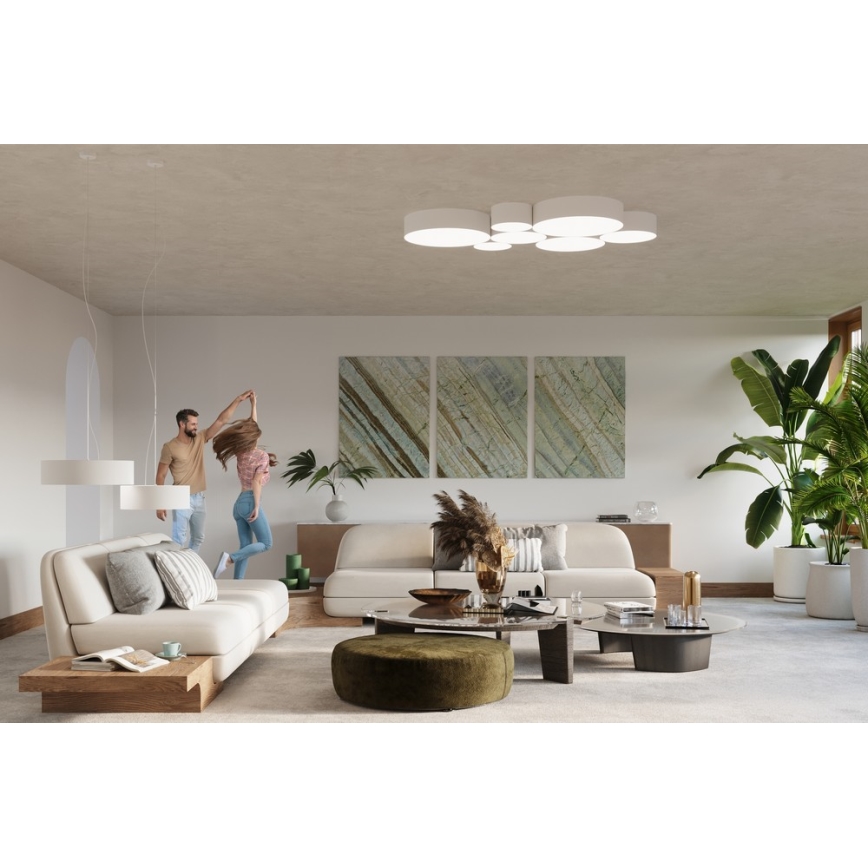 Luz de teto ARENA 45 3xE27/60W/230V branco