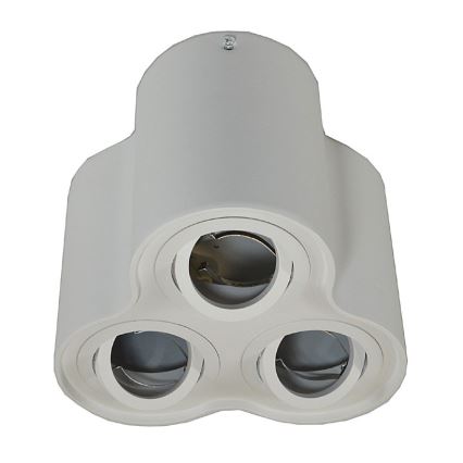 Luz de teto BAROCO 3xGU10/30W/230V branco