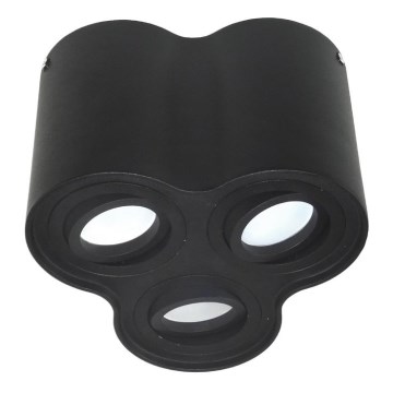 Luz de teto BAROCO 3xGU10/30W/230V preto