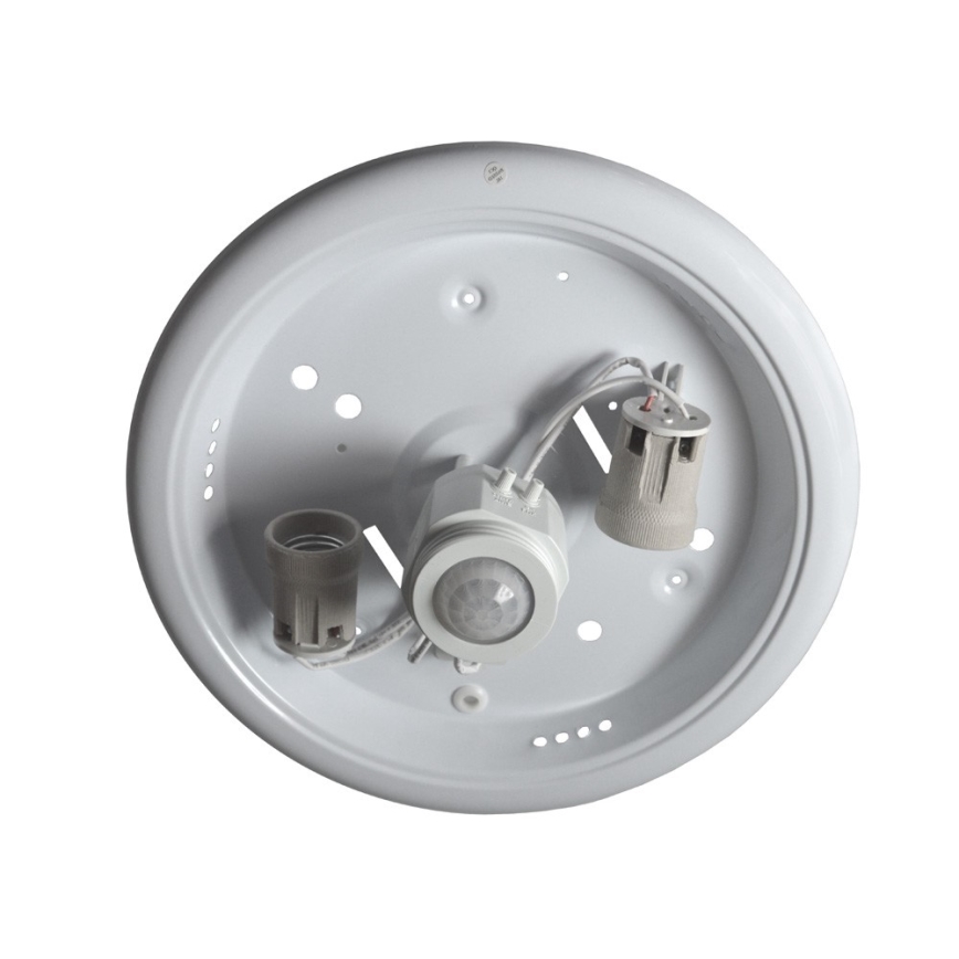 Luz de teto com sensor PLAFON 2xE27/80W/230V