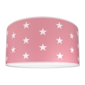 Luz de teto de criança STARS PINK 2xE27/60W/230V rosa