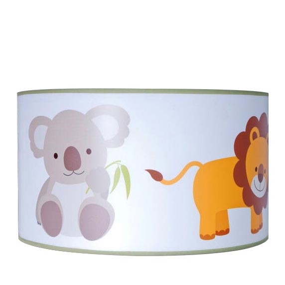 Luz de teto de criança ZOO 2xE27/60W/230V