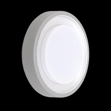 Luz de teto de exterior ORIGO 1xE27/60W prata IP54