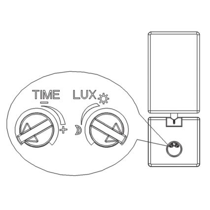 Luz de Teto Faro B PIR - Luz de inundação LED com um sensor FARO LED/15W/230V IP65 branco