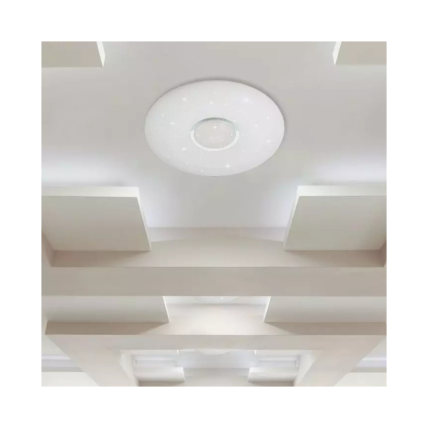 Luz de teto fosca LED com controlo remoto LED/40W/230V diâmetro 39,3cm
