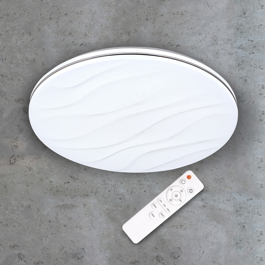 Luz de teto fosca LED DESERT LED/24W/230V com controlo remoto