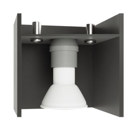 Luz de teto INEZ 1xG9/40W/230V cinzento