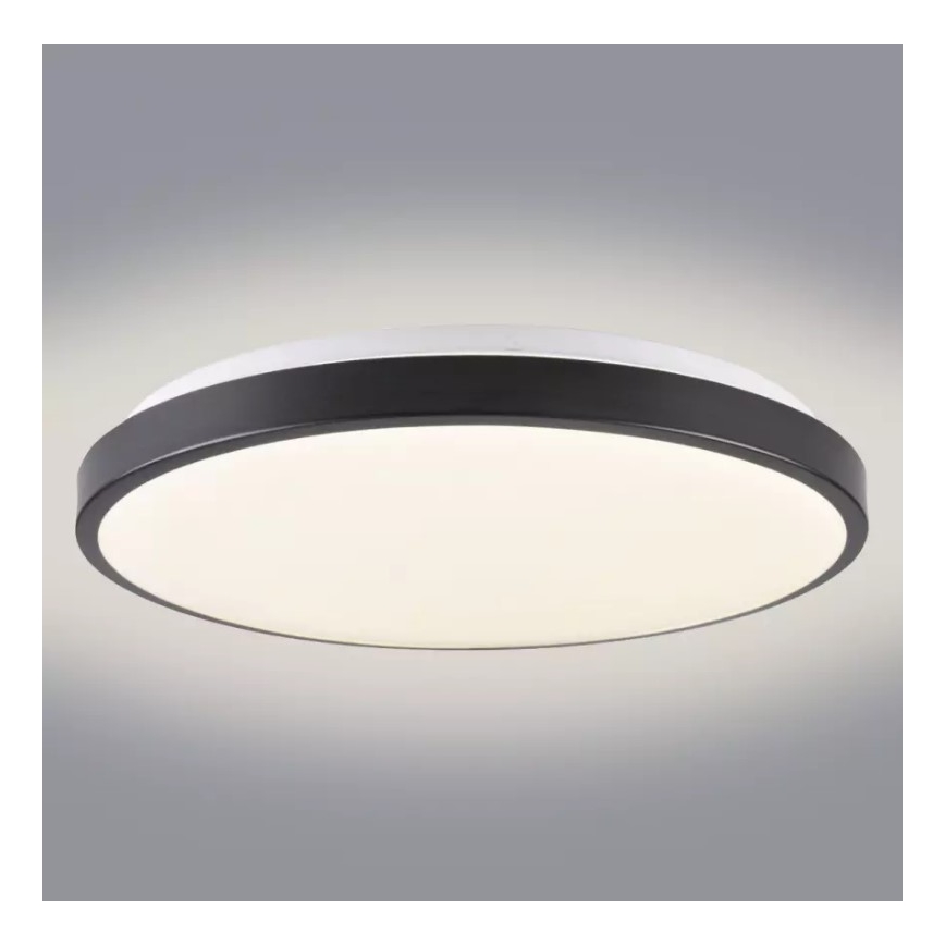 Luz de teto LED KERN LED/24W/230V preto antigo