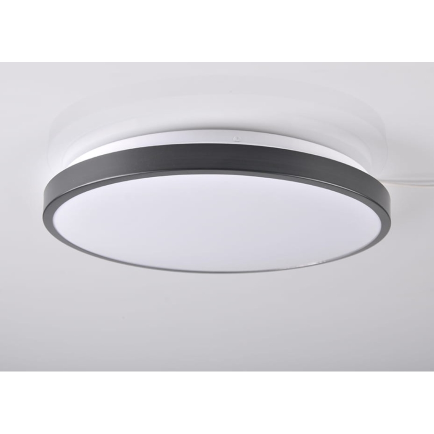 Luz de teto LED KERN LED/24W/230V preto antigo