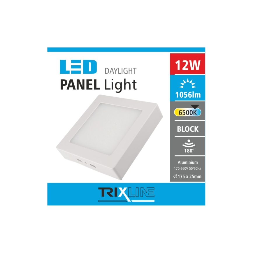 Luz de teto LED LED/12W/230V 6500K