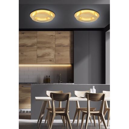 Luz de teto LED MERPLE LED/18W/230V dourado