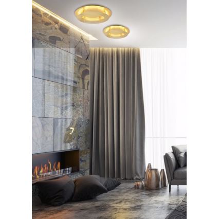 Luz de teto LED MERPLE LED/18W/230V dourado