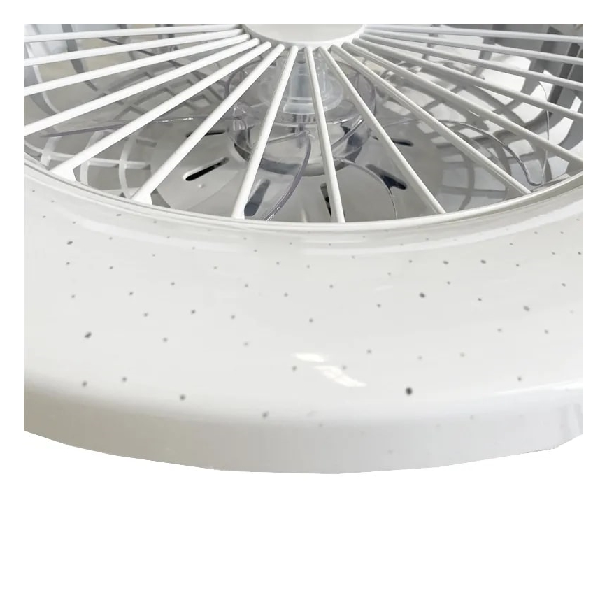 Luminária de teto LED dimmerizável com ventilador STAR LED/48W/230V 3000-6500K + controlo remoto